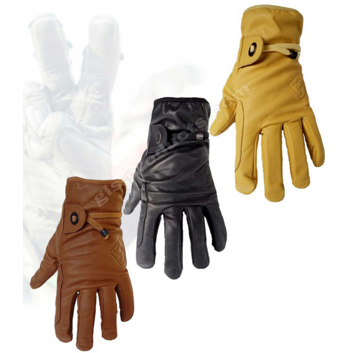 regeling patroon Buitenboordmotor Handschoenen soepel leer / Leather Gloves van Scippis - For Your Cowboy