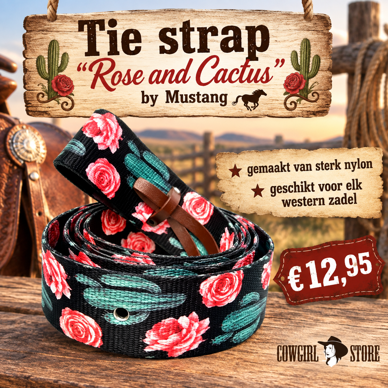 tie strap mustang 1